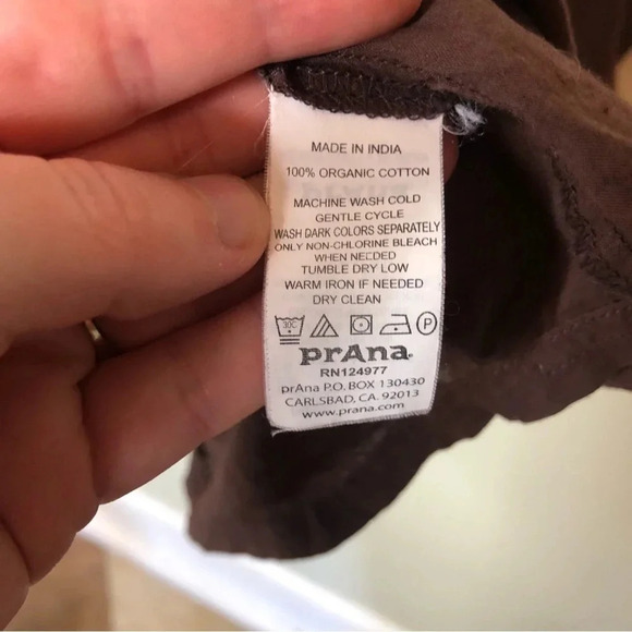 Prana Brown and Pink Dress Size Medium - Picture 4 of 6